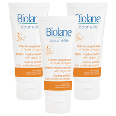 Biolane 法貝兒 撫紋孕蘊霜，添加摩洛哥堅果油菁華，緊實肌膚彈性，200ml, 3件