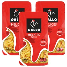 GALLO 푸실리, 450g, 3개