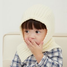 점핑칙피 유아용 따뜻한 니트 바라클라바