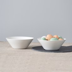 BOWLBOWL 麵碗, 亞麻白, 2個