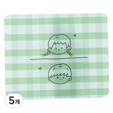 미소로운 모던 심플 마우스패드 3mm, L025, 5개