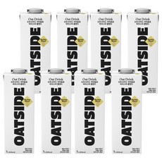 오트사이드 귀리음료 바리스타 블렌드, 1L, 8개