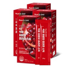 Nutri D-DAY Real 石榴低分子膠原蛋白果凍棒 15入, 300g, 4個