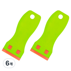World Clean Easy Fit 貼紙去除器 刮刀 綠色, 6個