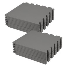 코멧 펫 베이직 반려동물 퍼즐 매트, 다크 그레이, 20개