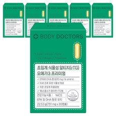바디닥터스 초임계 식물성 알티지 오메가3 프리미엄, 30정, 6개