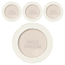 더샘 샘물 싱글 섀도우 쉬머, WH01 입덕주의 화이트, 4개