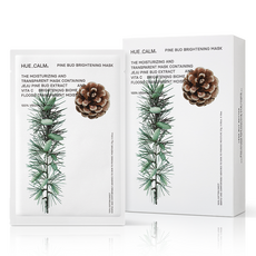 HUE_CALM 松果亮白面膜, 10片, 1組