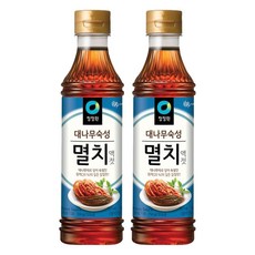 청정원 대나무숙성 멸치액젓, 750g, 2개