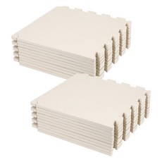 코멧 펫 베이직 반려동물 퍼즐 매트, 화이트, 20개