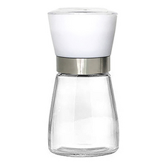 ROMEO 白色玻璃胡椒研磨罐, 180ml, 1個