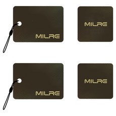 Milre 數位電子鎖 卡片鑰匙 手機貼片 2入 + 掛環 2入 組, 1套, 011686