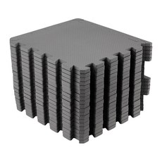 코멧 펫 반려동물 퍼즐 매트 32.5x32.5cm, 다크 그레이, 1세트, 20개