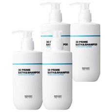 BEBEGANIC 30Prime孩童積雪草2合1洗髮沐浴乳, 280g, 4個