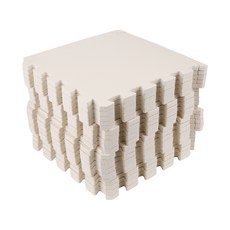 코멧 펫 반려동물 퍼즐 매트 32.5x32.5cm, 화이트, 1세트, 20개