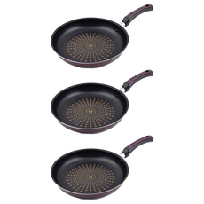 CooK&CooK Forte系列鑽石塗層平底鍋, 30cm, 3個