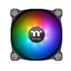 thermaltake 曜越 Pure 12 ARGB Sync水冷排風扇 主板連動 5V 三顆裝, 白色, 1包
