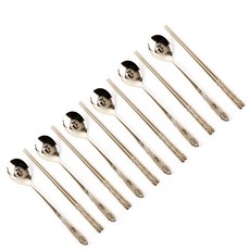 Willive 304 不銹鋼鈦湯匙 6 件套, 勺子 6p + 筷子 6p, 混色