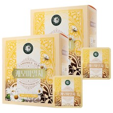 JAMES TEASPOON 無咖啡因洋甘菊草本茶三角茶包, 1g, 50包, 2盒