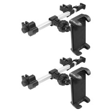 MACALLY 平板電腦共享車用支架汽車座椅支架+支架, 單色, 2個