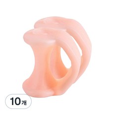 Luneon 現代腳趾分離器 透明粉紅色 2入, 10個