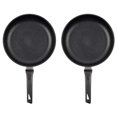 인터쿡 인덕션 블랙 후라이팬, 28cm, 2개