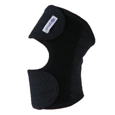 Cervin 日本製 速乾彈力護膝固定帶, 黑色, 1個