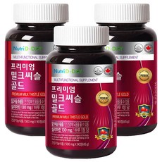 뉴트리디데이 프리미엄 밀크씨슬 골드, 90정, 45g, 3개