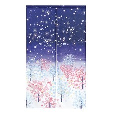 長門簾, 夜空雪景 多色