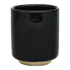 Heuge 日式茶杯 陶瓷杯 日本制, 瀨戶黑, 1個
