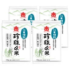 義美 珍珠Q米 一等, 1.5kg, 4包