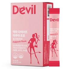 Devil Diet Aqua Pro粉紅桃子口味藤黃果 14入, 140g, 1個