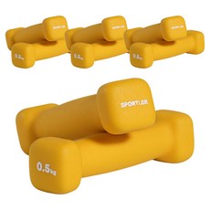 스포틀러 네오프렌 미용아령, 8개, 0.5kg