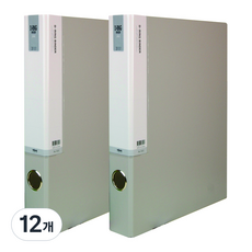 마이다스 D링 합지 바인더 인덱스형 3공 A4 3cm, 회색, 12개