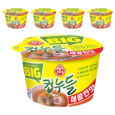 오뚜기 빅컵누들 매콤한맛 61g, 5개