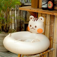 dot to dot AGUARD Dottarami 嬰幼兒學步游泳圈 2.0, 米色, 1個