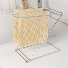 Good Good Shop 三層不鏽鋼抹布架, 銀色, 1個