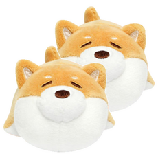 麻糬小鎮 柴犬娃娃 舒壓球 捏捏樂 手部玩具, 2個