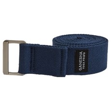 GANESHA YOGA PROPS The Ganesha 8英尺瑜珈帶, 海軍藍, 1個