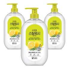 자연퐁 스팀워시 4X 주방세제 레몬향, 750ml, 3개