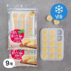 우리땅 웰팜넷 유기가공식품 인증 다진마늘 (냉동), 180g, 9개