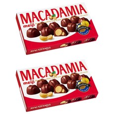 meiji 明治 夏威夷豆巧克力, 64g, 2盒