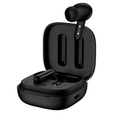 QCY 노이즈 캔슬링 블루투스 이어폰 QCY-T13 ANC APP 블랙 7시간