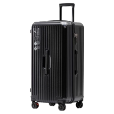 7822 Shop 生活選物 旅行箱 登機箱 大容量 萬向輪拉桿箱 密碼鎖 大容量行李箱 需託運 28吋, 38.5 x 34 x 79cm, 耀夜黑, 1個