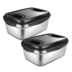 Casabeni 無研磨劑不鏽鋼泡菜桶, 2個, 7.5L