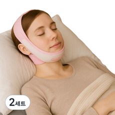 위저스 입벌림 방지 밴드 본품 + 사이드 밴드 세트 핑크, 2세트