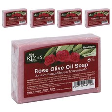 리제스크레타 로즈 올리브 오일 목욕비누, 100g, 5개