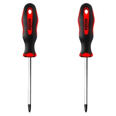 MXM TOOLS M系列 一般型 十字起子 經典防油滑螺絲起子 台灣製造 雙色軟質材料, 2支