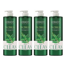 KERASYS 茶樹油調理劑, 1L, 4個