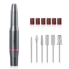 KaKi GO 美甲打磨機+替換鑽頭組 V3, 混色, 1組